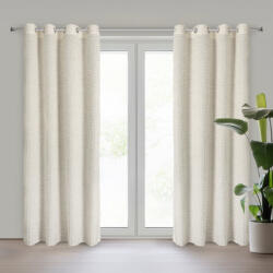 Takoy Draperie gata făcută TIFFANY din țesătură șifon decorată cu ață mohair și cu volane fine 135 x 250 cm EVA MINGE-HF-459658