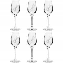  6 darabos kristályos likőrös pohár ajándékkészlet Uni 75ml 139 kristály (5648)