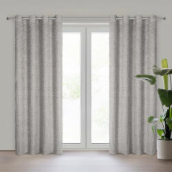 Takoy Draperie gata făcută TIFFANY din țesătură șifon decorată cu ață mohair și cu volane fine 135 x 250 cm EVA MINGE