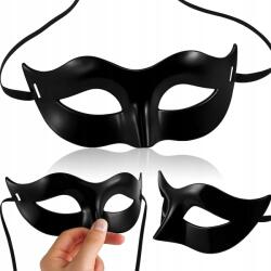  Velencei maszk, karneválra, szilveszterre, PP műanyag, PVC, 16cm széles, 8cm magas (#10585)