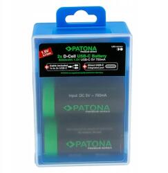 PATONA Premium 2x LR20 Mono D akkumulátor Usb-c csatlakozóval (1412)