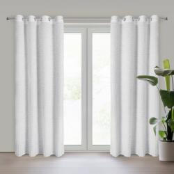 Takoy Draperie gata făcută TIFFANY din țesătură de șifon decorată cu fir de mohair și volane fine 135 x 250 cm EVA MINGE