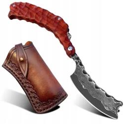  Damaszkusz összecsukható borotvakés, barna, VG-10 acél (Izmael-KP29046)