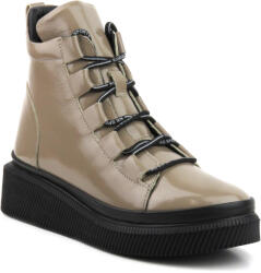 Artiker Női Bakancs, bőr, bézs, kényelmes (51C0616)