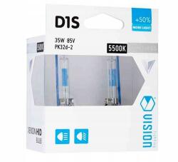 Vision Lighting Xenon izzók Vision D1S 5500K 85V 35W PK32d-2 +50% Limitless White, 2 darab
