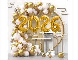 Congee Lufi szett, girland, fali lufik, Szilveszter 2026, 126 db