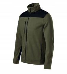 MALFINI Férfi Polár Pulóver Rimeck 530, Size S, military (530)