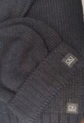 Calvin Klein Sál sapka szett, fekete, 100% akril (CMS793-KWN1J-999)