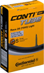 Continental Race28 Light S42 20/25-622/630 dobozos kerékpár tömlő
