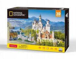 CubicFun 3D Puzzle Neuschwanstein kastély, 121 darabos (DS0990H)