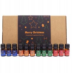 Ancient Windsom Illóolaj szett "Karácsonyi illatok", 12x5ml, dobozban, aromaterápiás (XFOSet-01)