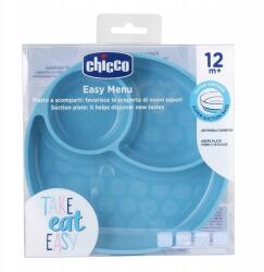 Chicco Tányér Chicco kék szilikon