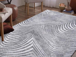 DY Covor bej și gri cu dungi Bopp Dimensiuni: 80x150 cm Covor