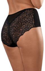 Babell 143 magas derekú csipkés bugyi, fekete , L