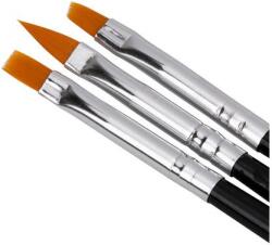  3db-os zselés ecset szett - fekete