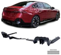  BMW G30 G31 2021-2024 M-Performance hátsó lökhárítóba M5 stílusú lakkozott fekete műanyag diffúzor 2-2csöves kipufogóhoz
