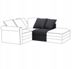 IKEA Gronlid 1 személyes szekció huzat, Spodra sötétszürke (002.804.49)