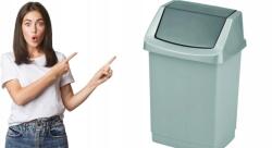 Keter Billenő szemeteskosár Curver Click-it 15L ezüst (175006)