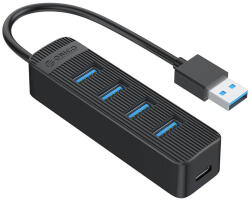 ORICO USB-A hub (USB-A → 4× USB-A 3.0) - fekete