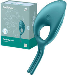 Satisfyer Swordsman rezgő gyűrű (zöld)