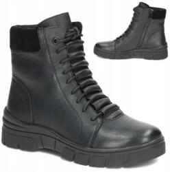 Caprice Női Bőrcsizmák, Size 37, platform, bélelt, Caprice, fekete (Caprice 9-26214-43 022)
