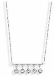  Victoria Ezüst színű fehér köves nyaklánc - tisztitoszertrendelek - 3 910 Ft