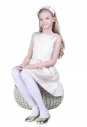 Noviti Lány harisnya, sima, Size 116-122, 20 Den, fehér (RM002-G-01)