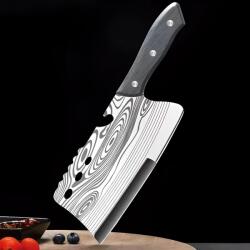 HARAHU Cuțit satâr de bucătărie AL-33006 - Maro / Tip 2 KP33006