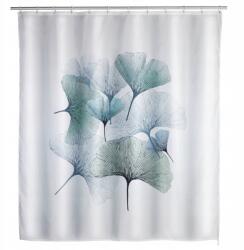 WENKO Zuhanyfüggöny Penészgátló Gingko Levél Motívum 180X200 CM Wenko (24344100)