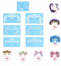  Arcfestő Sablonok, 7db, újrafelhasználható, archoz és testre