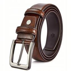  Tüske csatos hagyományos öv /120cm*4cm/ barna (003)