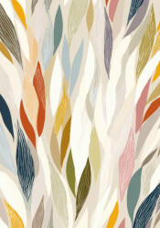 Takoy PANEL Wellsoft polár/fleece takaró varrásához 140x200 levelek palettája