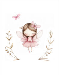 Takoy PANEL Wellsoft polár/fleece gyerek takaró varrásához 145x110 kis tündér Natálka