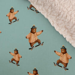 Takoy Téli softshell fehér báránybundával prémium Luky, a medve