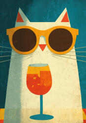 Takoy PANEL Wellsoft polár/fleece takaró varrásához 140x200 macska itallal