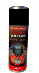 Champion hőálló fekete festék spray, 400 ml