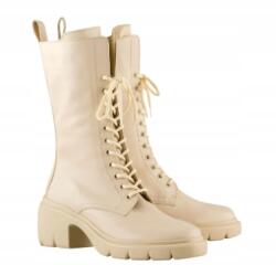 Högl Hogl Női Bézs Magasszárú Bőr Bakancs 41-ES 5G (4-104623)