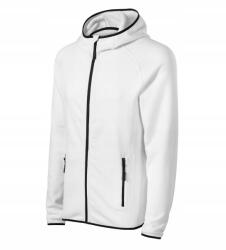 MALFINI Férfi Polár Pulóver, Size L, fehér, stretch, sportoláshoz (417)