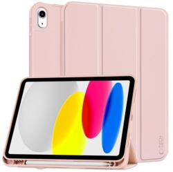 Tech-Protect SmartCase Pencil tartóval iPad 11 A16 (2025) / iPad 10(2022) tok (light pink)