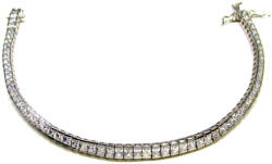 Fényösvény ezüst karkötő FÉNYÖSVÉNY ezüst karkötő crystal (19 cm) (2025120822)