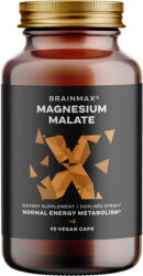 BrainMax Magnesium Malate, 90 capsule vegetale Formă organică de magneziu cu absorbție ridicată de până la 80%, 45 porții, supliment alimentar