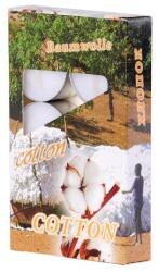  Teamécses 6 Db Cotton Prés. Illatgyertyák