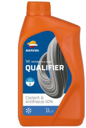 Repsol Qualifier Coolant Antifreeze OAT 50% készrekevert motorkerékpár hűtőfolyadék 1L