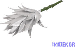  Recés levelű pozsgás 22cm - Ezüst