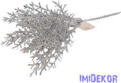  Metál flitteres műzöld pick 24cm - Ezüst