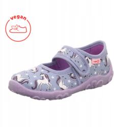 Superfit papucs, Size 24, bonny modell, lila, fehér, tépőzáras, szövet (1-800283-8080)