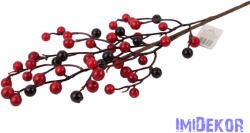  Piros mix bogyós ág 54cm