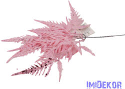  Csillámos levél pick 31cm - Rózsaszín