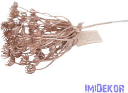  Metál kócos műnövény pick 26cm 1 - Rosegold