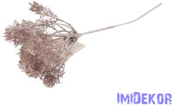  Metál kócos műnövény pick 23, 5cm 3 - Rosegold